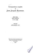 Correspondance complète