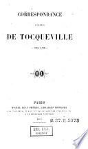Correspondance d'Alexis de Tocqueville
