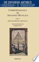 Correspondance de Johannes Hevelius