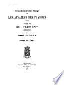 Correspondance de la cour d'Espagne sur les affaires des Pays-Bas au XVII siècle