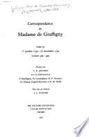 Correspondance de Madame de Graffigny: 1 octobre 1740-27 novembre 1742, lettres 309-490
