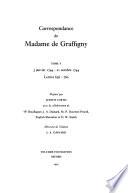 Correspondance de Madame de Graffigny