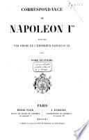 Correspondance de Napoléon Ier