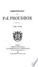 Correspondance de P.-J. Proudhon