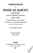 Correspondance de Roger de Rabutin, comte de Bussy, avec sa famille et ses amis, 1666-1693: 1671-1675