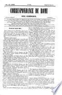 Correspondance de Rome