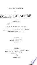 Correspondance du comte de Serre (1796-1824)