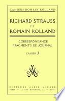 Correspondance entre Richard Strauss et Romain Rolland