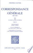 Correspondance générale: 1865-1867