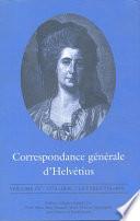 Correspondance générale d'Helvétius