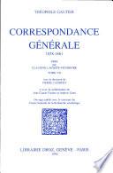 Correspondance générale