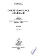 Correspondance générale