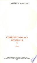 Correspondance générale