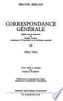 Correspondance generale