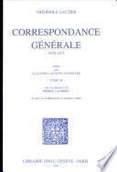 Correspondance générale