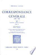 Correspondance générale