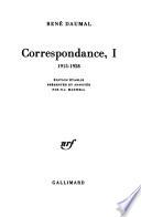 Correspondance