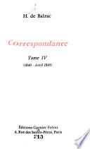 Correspondance