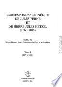 Correspondance inédite de Jules Verne et de Pierre-Jules Hetzel, 1863-1886: 1875-1878