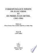 Correspondance inédite de Jules Verne et de Pierre-Jules Hetzel, 1863-1886: 1879-1886