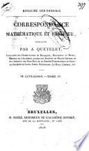 Correspondance mathématique et physique