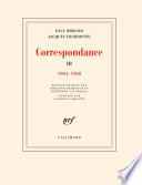 Correspondance (Tome 3) - 1964-1968
