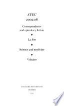 Correspondence and Epistolary Fiction