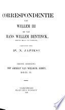Correspondentie van Willem III en van Hans Willem Bentinck, eersten Graaf van Portland