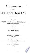 Correspondenz des Kaisers Karl V.