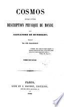 Cosmos essai d'une description physique du monde par Alexandre de Humboldt