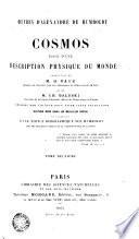 Cosmos essai d'une desriptíon physique du monde, 2