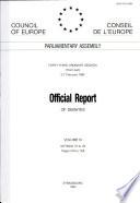 Council of Europe. Parliamentary Assembly
