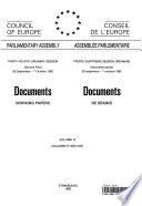 COUNCIL OF EUROPE - PARLIAMENTARY ASSEMBLY - THIIRTY-FOURTH ORDINARY SESSION - (Secon Part) 29 September- 7 October 1982. DOCUMENTS WORKING PAPAERS