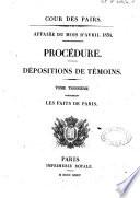 Cour des pairs. Affaire du mois d'avril 1834