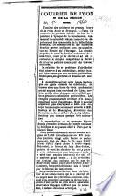 Courrier de Lyon et de la région