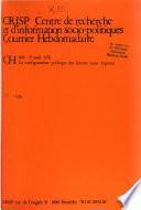 Courrier hebdomadaire