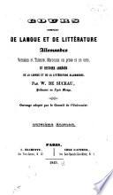 Cours complet de langue et de littérature allemandes