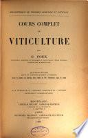 Cours complet de viticulture