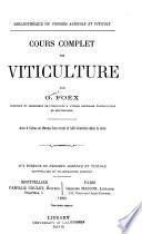 Cours complet de viticulture