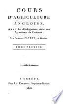 Cours d'agriculture angloise