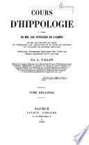 Cours d'hippologie à l'usage de MM. les officiers de l'armée ...