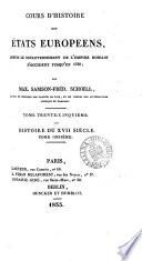 Cours d'histoire des états européens depuis le bouleversement de l'Empire romain d'Occident jusqu'en 1789