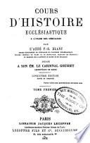 Cours d'histoire ecclesiastique