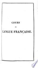 Cours de langue française