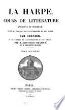Cours de littérature ancienne et moderne