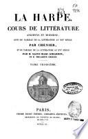 Cours de littérature ancienne et moderne