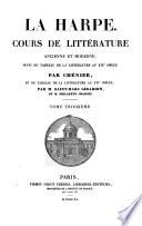 Cours de littérature ancienne et moderne