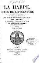 Cours de littérature ancienne et moderne