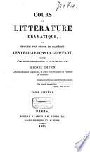 Cours de littérature dramatique