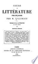 Cours de littérature française